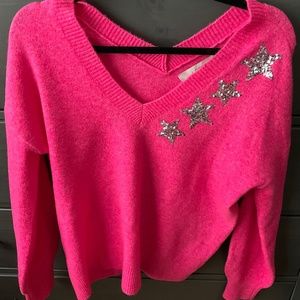 Loft pink sweater